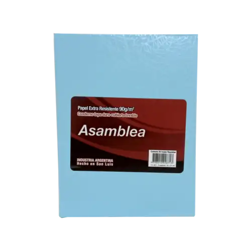 CUADERNO ASAMBLEA 16X21 50HJS RAYADAS ARANIA CELES