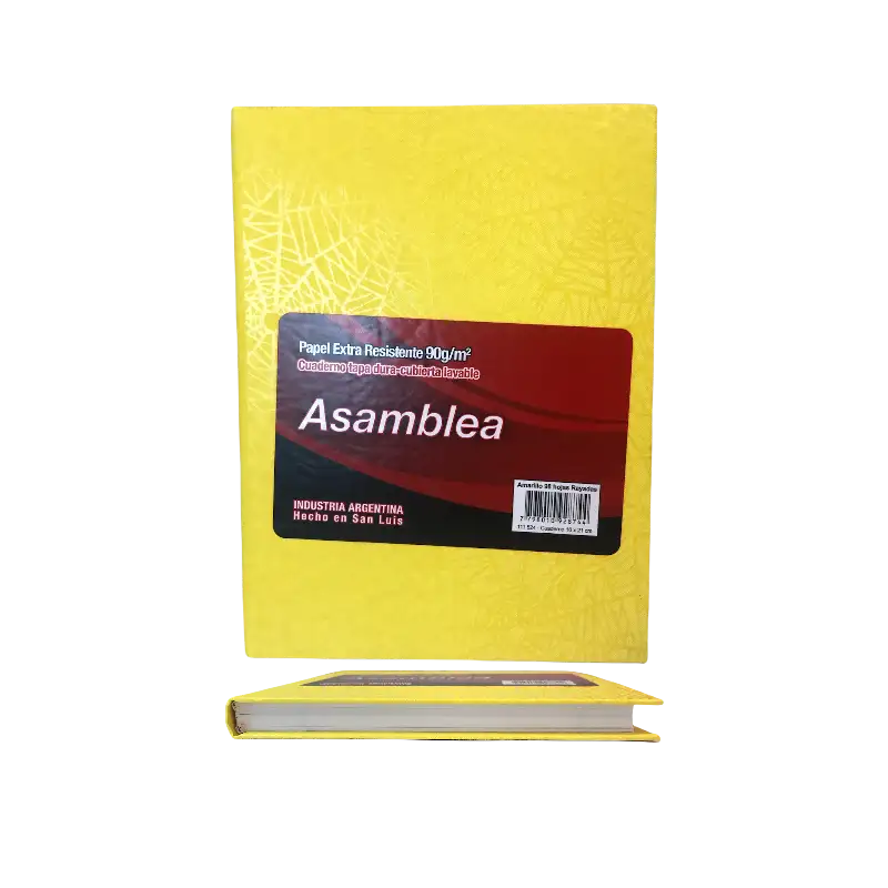 CUADERNO ASAMBLEA 16X21 98HJS RAYADAS ARANIA AMARI