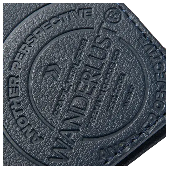 BILLETERA LOGO CIRCULO AZUL MARINO