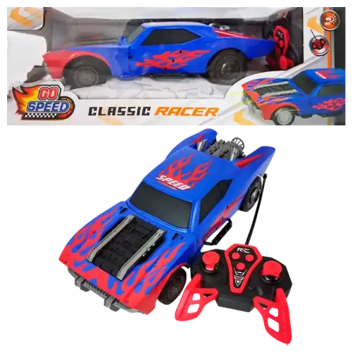SUPER AUTO DE CARRERA BICOLOR RC