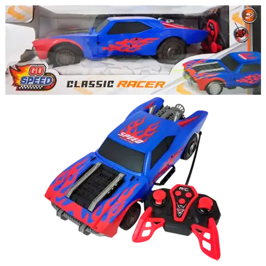 SUPER AUTO DE CARRERA BICOLOR RC