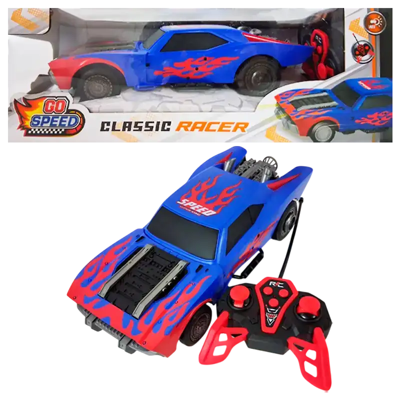 SUPER AUTO DE CARRERA BICOLOR RC