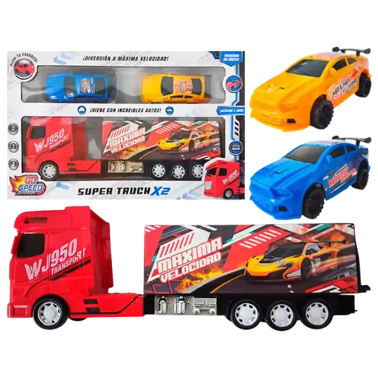 SET CAMION Y AUTOS A FRICCION