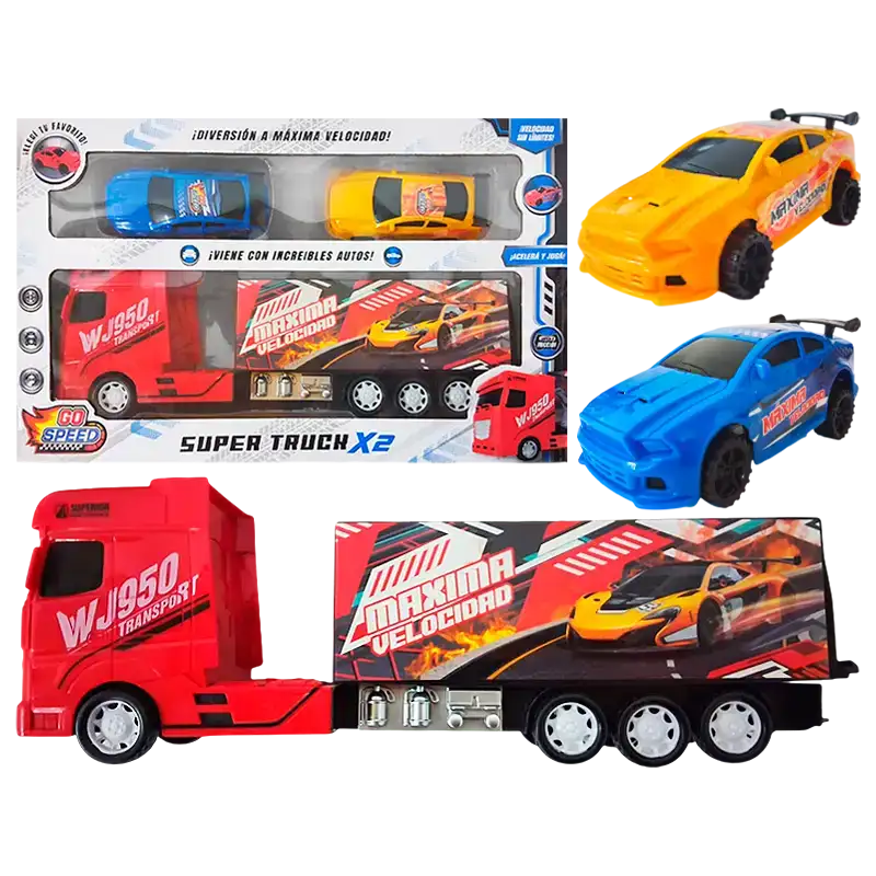 SET CAMION Y AUTOS A FRICCION