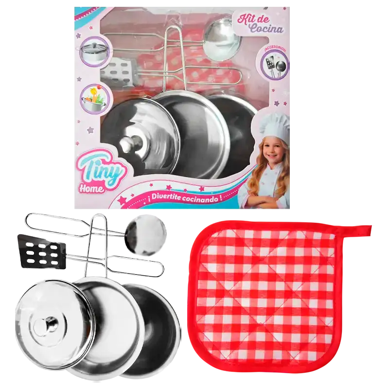 SET COCINA TINY HOME 6PZAS