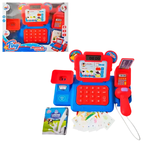 CAJA REGISTRADORA TINY CON LUZ SONIDO