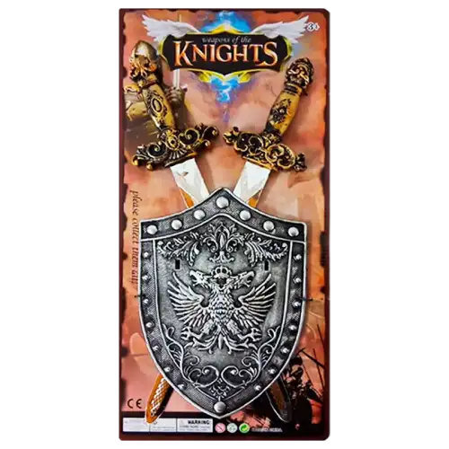 ESPADA Y ESCUDO BLISTER