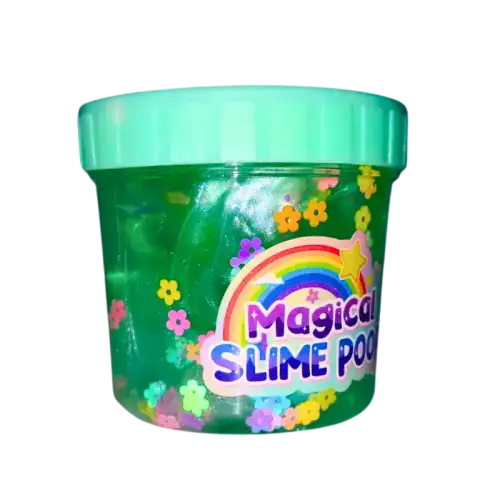 SLIME EN VASO CON BRILLO 180G