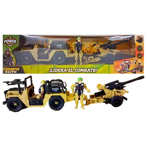 SUPER SET MILITAR CON JEEP Y MOTO
