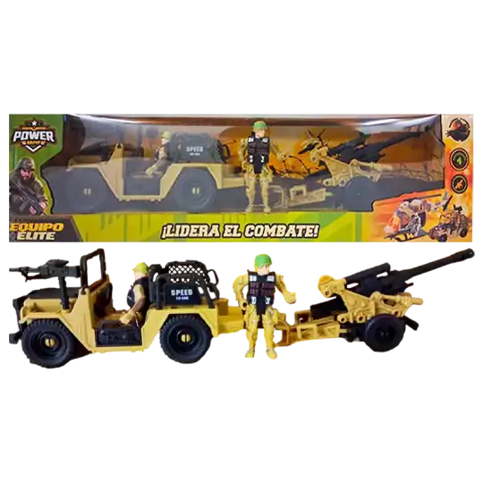 SUPER SET MILITAR CON JEEP Y MOTO