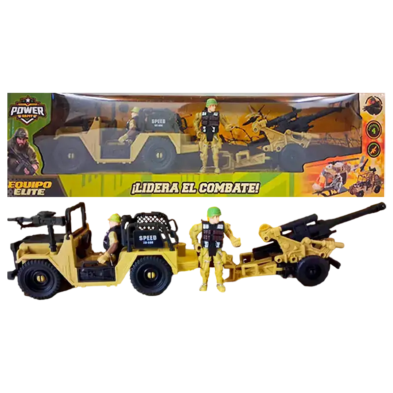 SUPER SET MILITAR CON JEEP Y MOTO