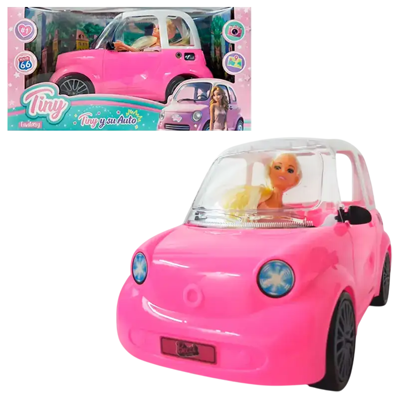 MUNIECA TINY Y SU AUTO