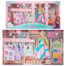 MUNIECA TINY FASHION MAS 6 VESTIDOS ZAPATOS Y ACC