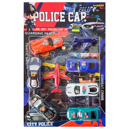 SET DE AVION MAS AUTOS EN BLISTER X8PCS
