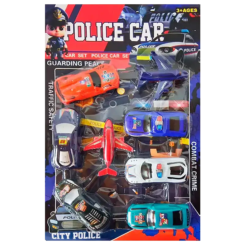 SET DE AVION MAS AUTOS EN BLISTER X8PCS