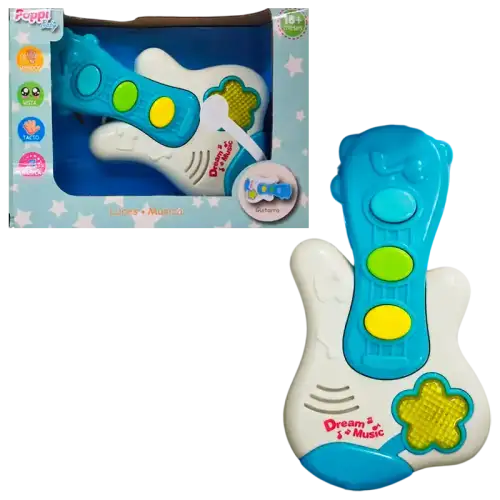 POPPI GUITARRA CON LUZ Y SONIDO