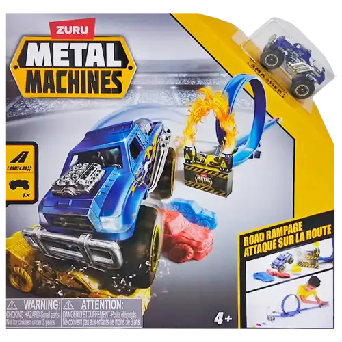 METAL MACHINES PLAYSET ROAD RAMPAGE