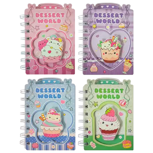 LIBRETA TD GATITO POSTRE ESP