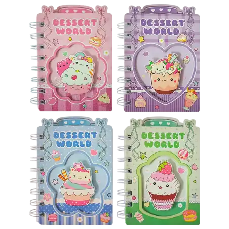 LIBRETA TD GATITO POSTRE ESP