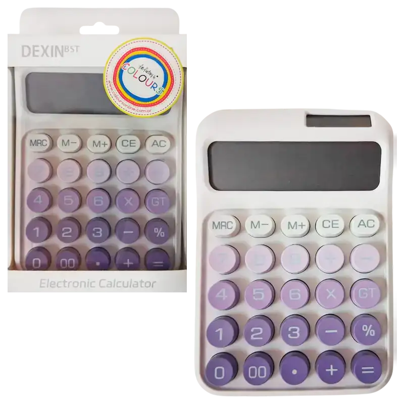 CALCULADORA VERTICAL PASTEL SOLAR