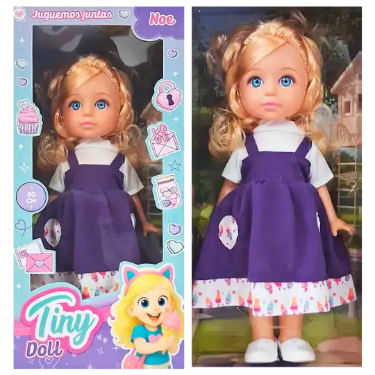 BEBOTE TINY CON PELO 30CM CAJA