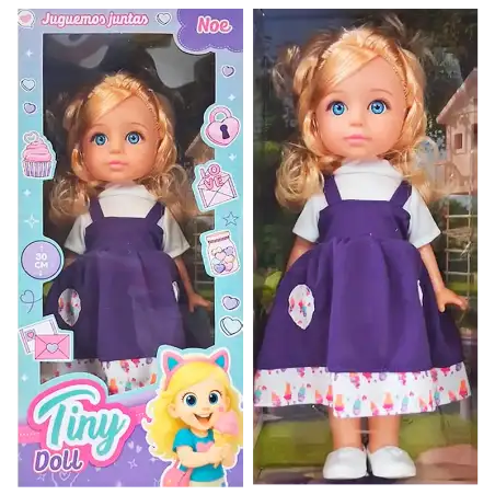 BEBOTE TINY CON PELO 30CM CAJA