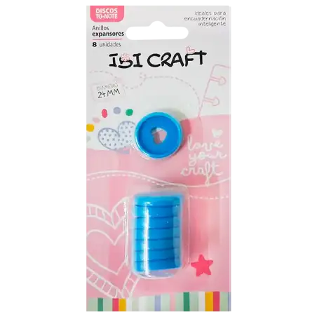 DISCOS DE EXPANSION 24mm CORAZON X8 CELESTE PAS IB