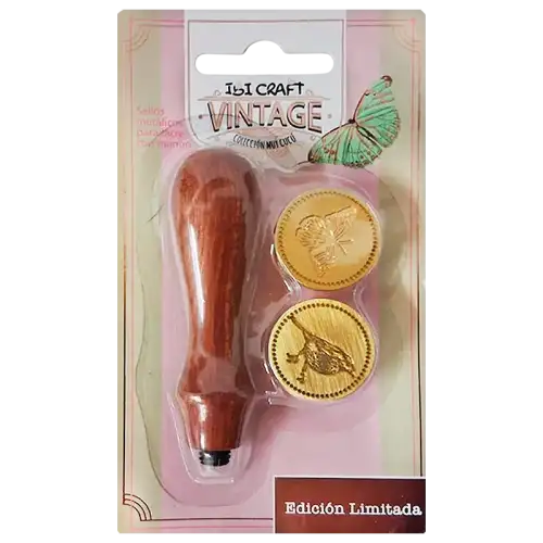 KIT SELLO PARA LACRE BRONCE IBI