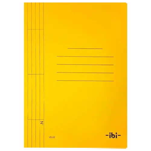 CARPETA CARTULINA VELOZ OFI AMARILLA IBI