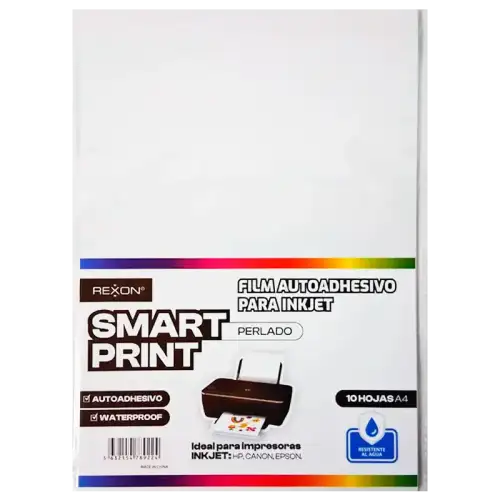 FILM ADHES INKJET PERLADO A4 X10H REXON