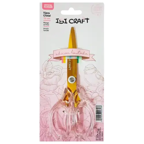 TIJERA DE PRECISION 16CM MGO CRISTAL IBI