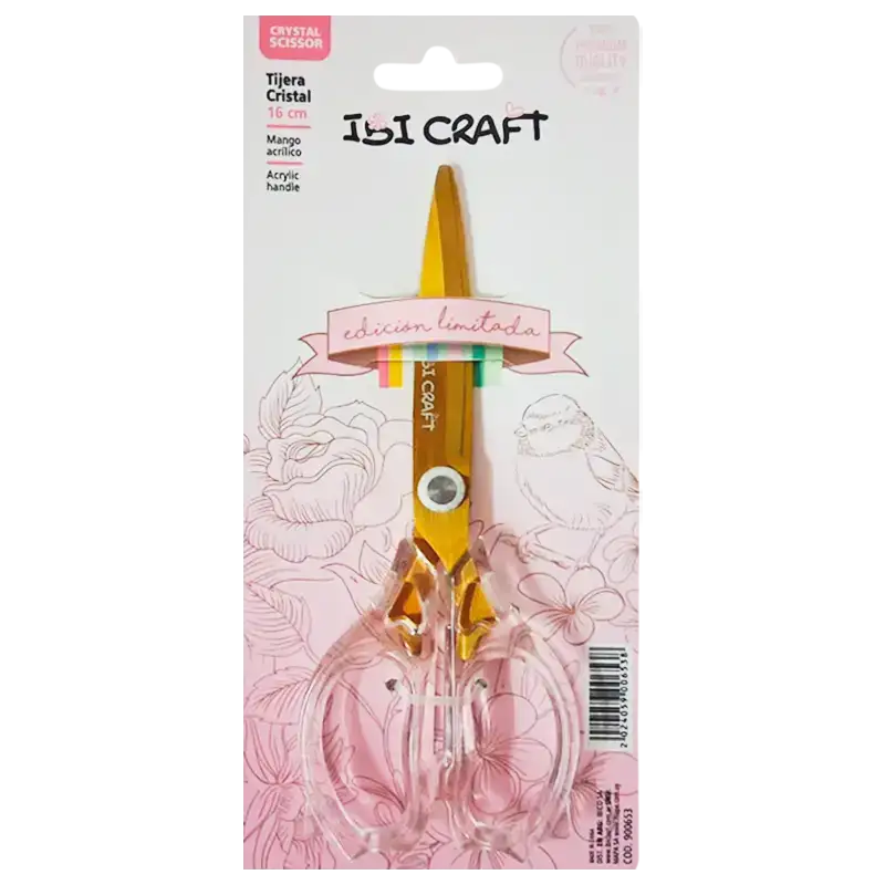 TIJERA DE PRECISION 16CM MGO CRISTAL IBI