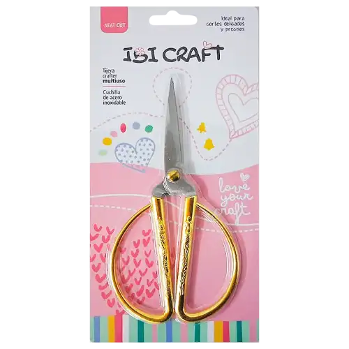 TIJERA DE PRECISION 15CM VINTAGE GOLD IBI