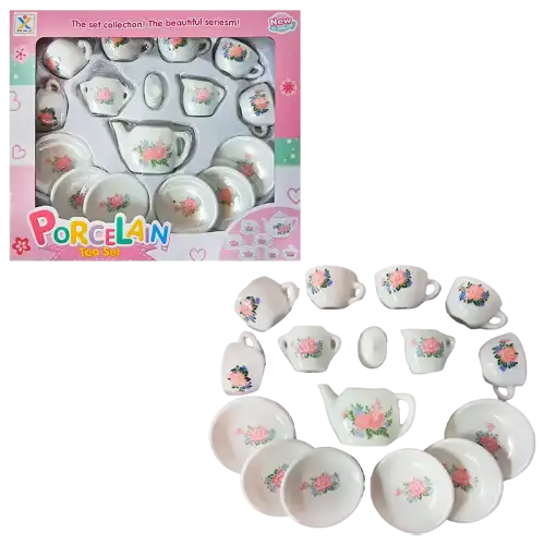 JGO DE TE X8 PORCELANA