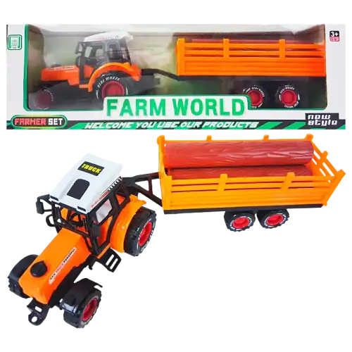 TRACTOR CON TRONCOS