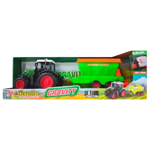 TRACTOR CON RECOLECTOR