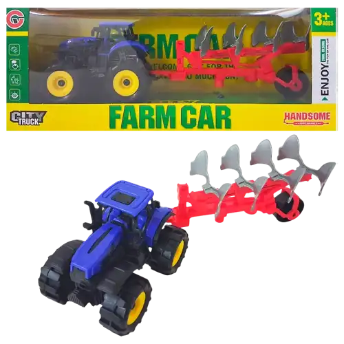 TRACTOR COSECHADOR EN CAJA