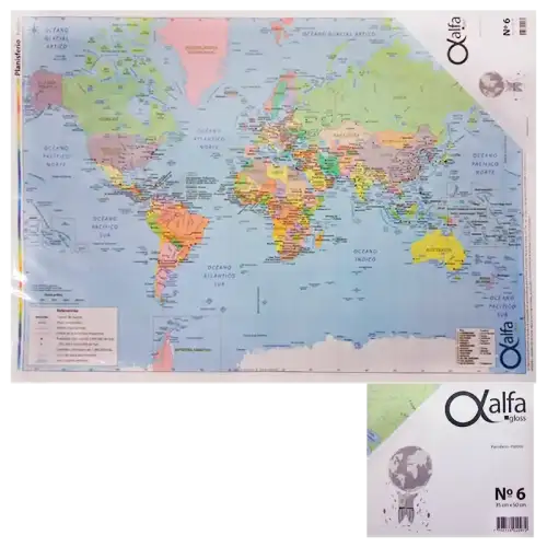 MAPA N6 POLITICO PLANISFERIO