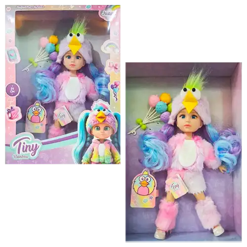 MUNIECA TINY DOLL CON DISFRAZ 31CM