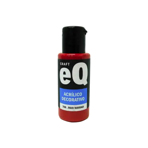 EQ ACRILICO DEC ROJO NAVIDAD X50CC