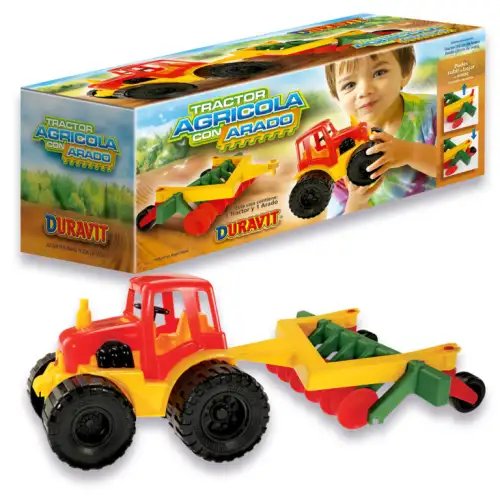 TRACTOR AGRICOLA CON ARADO DURAVIT