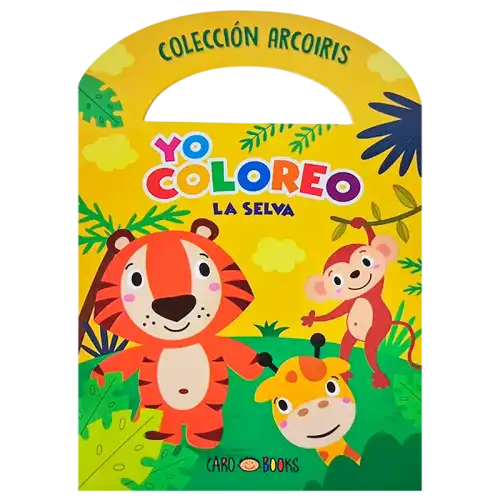 YO COLOREO LA SELVA PARA COLOREAR