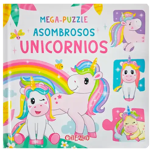 MEGA PUZZLE ASOMBROSOS UNICORNIOS