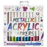 MARCADORES ACRILICOS METALICOS X 12 u
