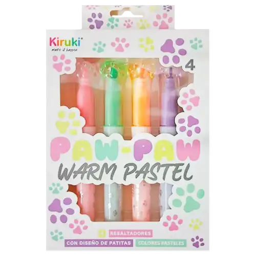 RESALTADORES PAW PAW PASTEL X4
