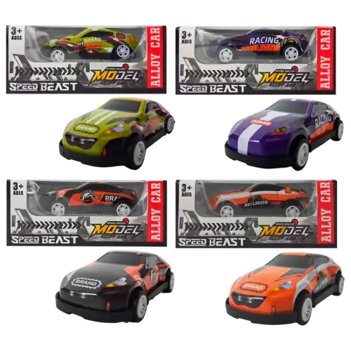 AUTO DE CARRERAS EN MINI CAJA