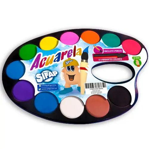 ACUARELA SIFAP X12 CON PINC