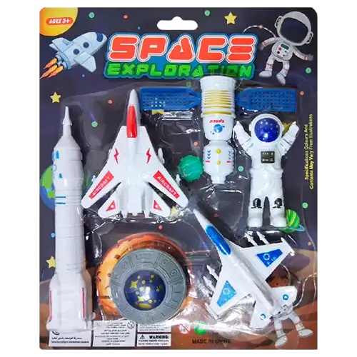 JUEGO ESPACIAL 6PCS BLISTER