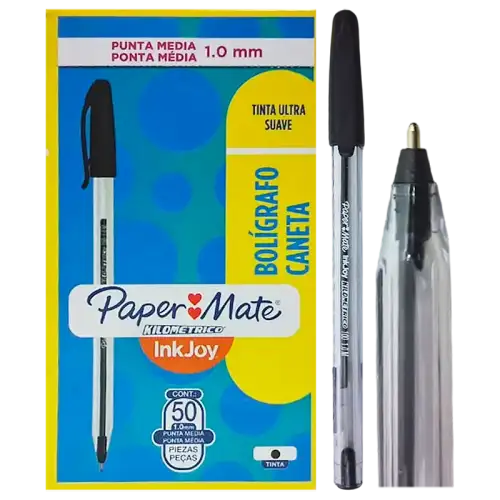 BOLIGRAFO INKJOY X50 NEGRO PAPER MATE