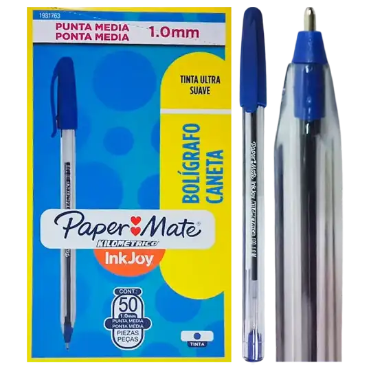 BOLIGRAFO INKJOY X50 AZUL PAPER MATE